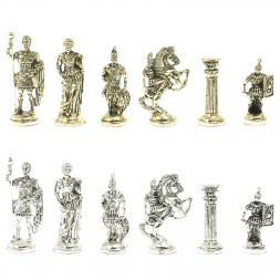 Шахматы &amp;quot;Римские войны&amp;quot; доска 40х40 см оникс / обсидиан