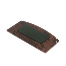 Икона автомобиль из коричневого обсидиана &amp;quot;Спаси и сохрани&amp;quot; 10х4,5 см