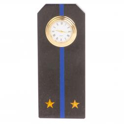 Часы "Погон лейтенант Авиации ВМФ" из змеевика