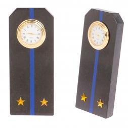 Часы "Погон лейтенант Авиации ВМФ" из змеевика