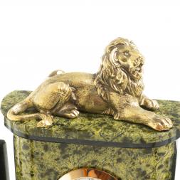 Письменный прибор &amp;quot;Лев&amp;quot; из бронзы и змеевика