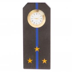 Часы &amp;quot;Погон старший лейтенант Авиации ВМФ&amp;quot; из змеевика