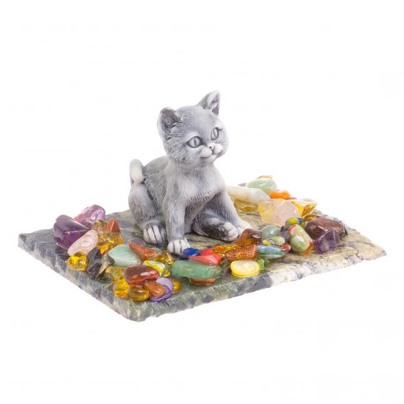 Сувенир из мрамолита &amp;quot;Котенок сидит&amp;quot; 116294