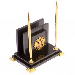 Набор для офисного стола &amp;quot;Визир&amp;quot; с гербом России