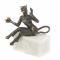 Бронзовая статуэтка &amp;quot;Чертик&amp;quot; на подставке из мрамора