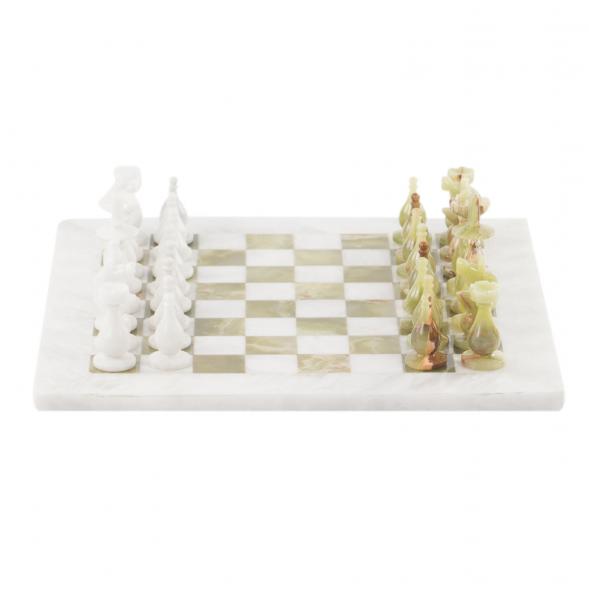Сувенирные шахматы &amp;quot;Стандарт&amp;quot; доска 38х38 см из оникса и мрамора 121667