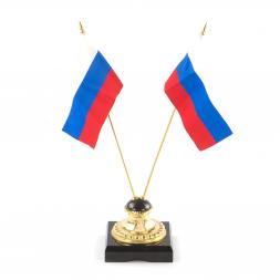 Настольный набор &amp;quot;Парящий орел&amp;quot; из яшмы и бронзы