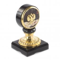 Настольный набор &amp;quot;Парящий орел&amp;quot; из яшмы и бронзы