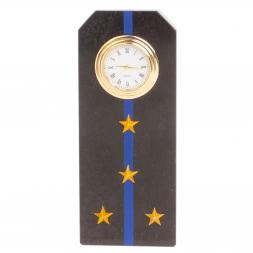 Часы "Погон капитан Авиации ВМФ" из змеевика