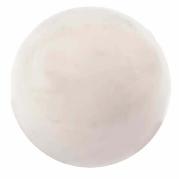 Шар 10 см из белого мрамора 121565