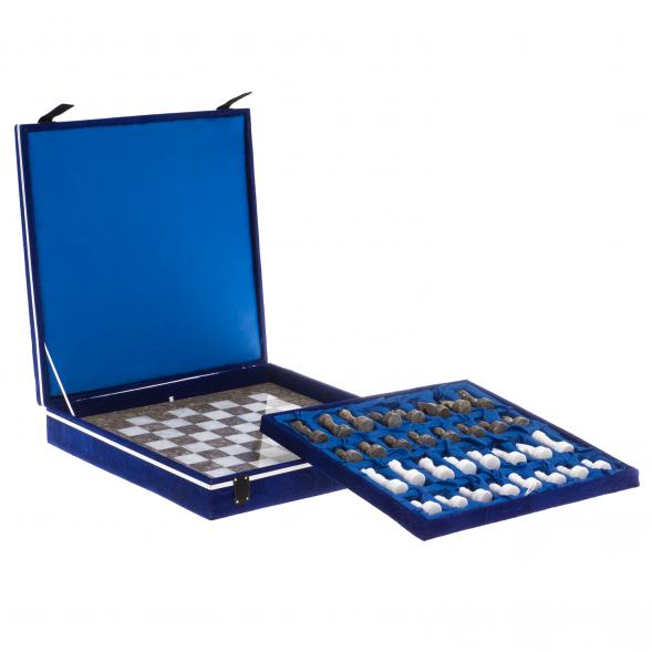 Шахматы &amp;quot;Битва&amp;quot; ракушечник, мрамор доска 38х38 см 123977