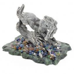 Сувенир из мрамолита &amp;quot;Кланяющаяся лошадка&amp;quot;