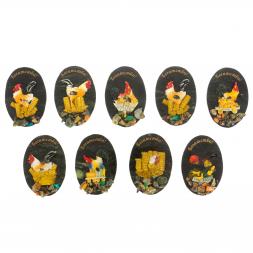 Магнит &amp;quot;Петух Богатства&amp;quot; в ассортименте