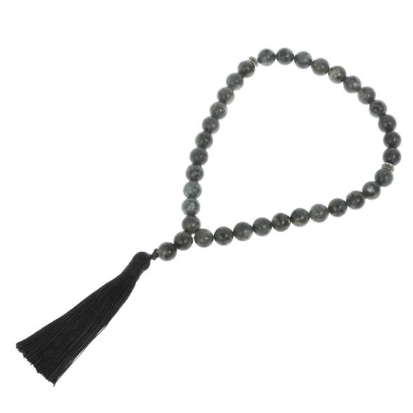 Четки из лабрадорита круглые 35 бусин 128589