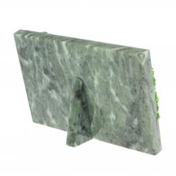 Настольное панно &amp;quot;Медный всадник&amp;quot; из змеевика 14х9х4,5 см