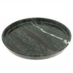 Каменный поднос из змеевика 24х24х2,5 см