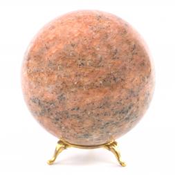 Шар 10,5 см из натурального розового мрамора