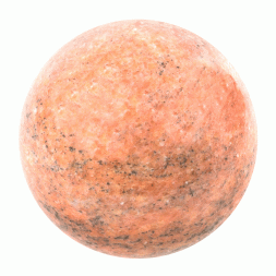 Шар 10,5 см из натурального розового мрамора