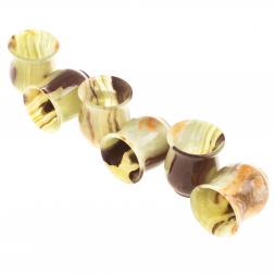 Набор стаканов из оникса 6х7 см 110 мл 6 шт в коробке (2,5х3)