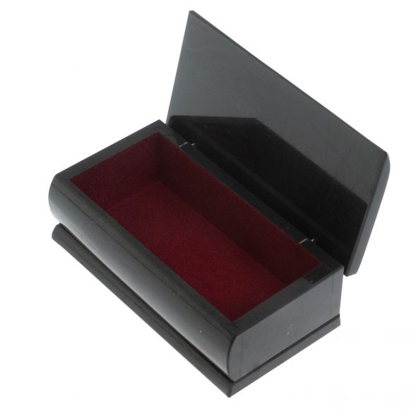 Шкатулка &amp;quot;Купюра&amp;quot; из черного змеевика 18х9х6,5 см 127824