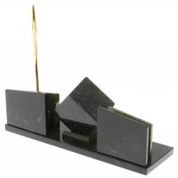 Мини-набор из камня змеевик &amp;quot;Куб&amp;quot;