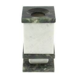 Карандашница из мрамора и темно-зеленого офиокальцита