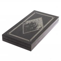 Нарды из камня с гравировкой &amp;quot;Медведь&amp;quot;