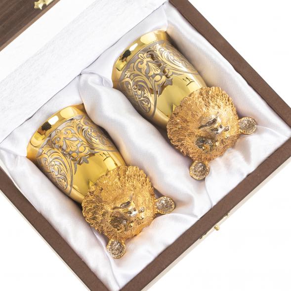 Стопки перевертыши &amp;quot;Медведь&amp;quot; 60 мл 2 шт Златоуст 123624