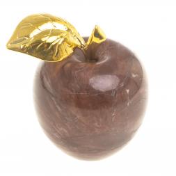 Сувенир "Яблоко" малое камень лемезит 4,5х6 см