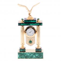 Часы из малахита &amp;quot;Горный орел&amp;quot; Златоуст