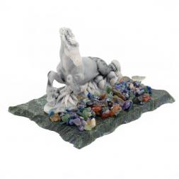 Сувенир из мрамолита &amp;quot;Лежащая лошадка&amp;quot;