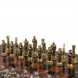 Шахматы &amp;quot;Афина&amp;quot; доска 32х32 см мрамор лемезит