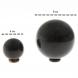 Подставка под шар черный агат 2-2,5 см 130007