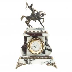 Часы из мрамора и бронзы "Салават Юлаев"