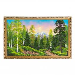 Картина "Летний пейзаж" багет №8 50х80 см, каменная крошка