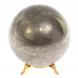 Шар из камня пирит диаметром 9,7 см 126872