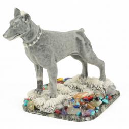 Сувенир &amp;quot;Доберман&amp;quot; из мрамолита