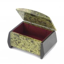 Шкатулка из змеевика &amp;quot;Персона&amp;quot; большая 12,5х8х7 см