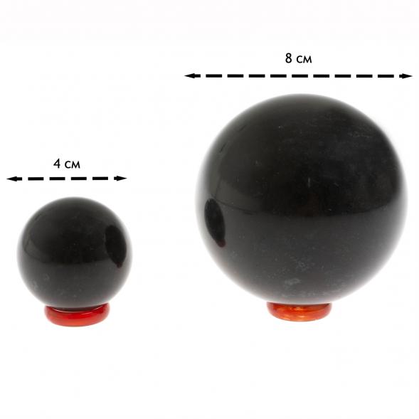 Подставка под шар красный агат 2,2-2,5 см 130008