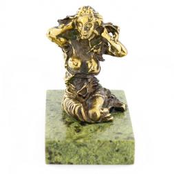 Сувенир статуэтка знак зодиака &amp;quot;Дева&amp;quot; из бронзы и камня