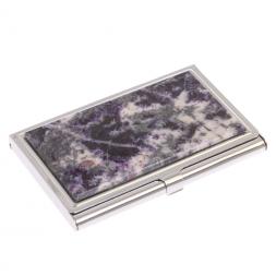 Карманная визитница из камня гетчеллит