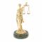 Бронзовая статуэтка &amp;quot;Фемида&amp;quot; на подставке из нефрита