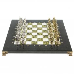 Шахматы &amp;quot;Атлас&amp;quot; доска 28х28 см мрамор змеевик