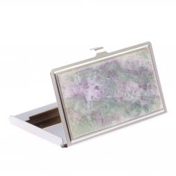 Карманная визитница из флюорита