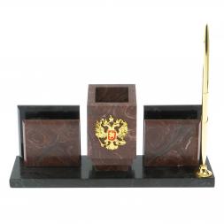 Мини-набор "Россия" камень лемезит змеевик