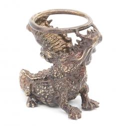 Подставка для шара &amp;quot;Крокодил&amp;quot; из бронзы