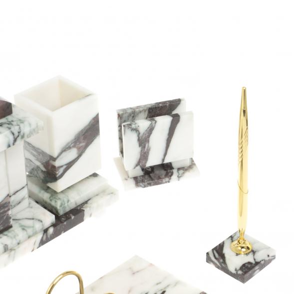 Настольный набор &amp;quot;Орел&amp;quot; из мрамора 126956