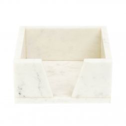 Лоток для бумаг &amp;quot;Кубарик&amp;quot; из белого мрамора 11х11х5 см