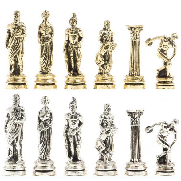 Шахматы &amp;quot;Олимпийские игры&amp;quot; доска 44х44 см мрамор фигуры металлические 122600