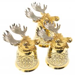 Стопки перевертыши "Лось" 70 мл 3 шт Златоуст